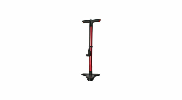 FLOOR PUMP STEEL WITH PRESSURE GAUGE - BH Bikes